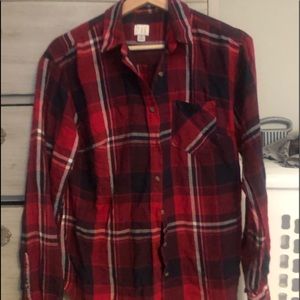 Plaid long sleeve